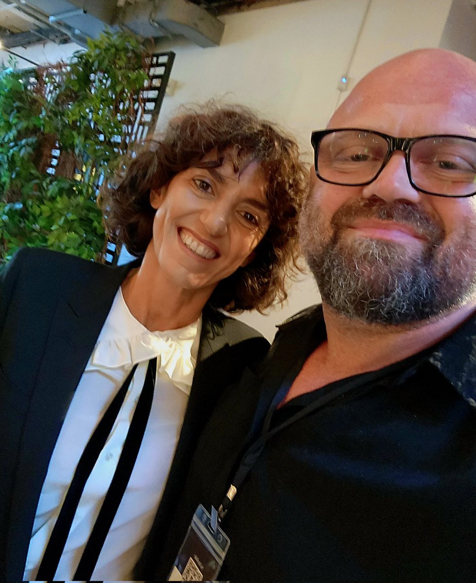 VadenEarle's tweet photo. Just spending some quality time with my new BFF Francesca Bellettini, CEO of Yves Saint Laurent. Brilliant and inspiring lady. More to come 😀 #wearehumaniti #humaniti #charitywater #retirementover #changetheworld https://t.co/NSbVoj9Gbi