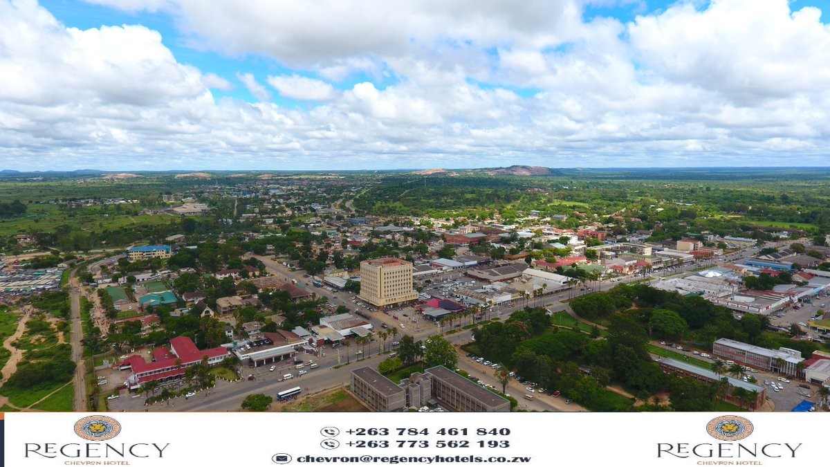 hotelchevron's tweet photo. An Aerial view of Masvingo town.... Have you spotted the Regency Hotel Chevron https://t.co/B4WkJqkOGt