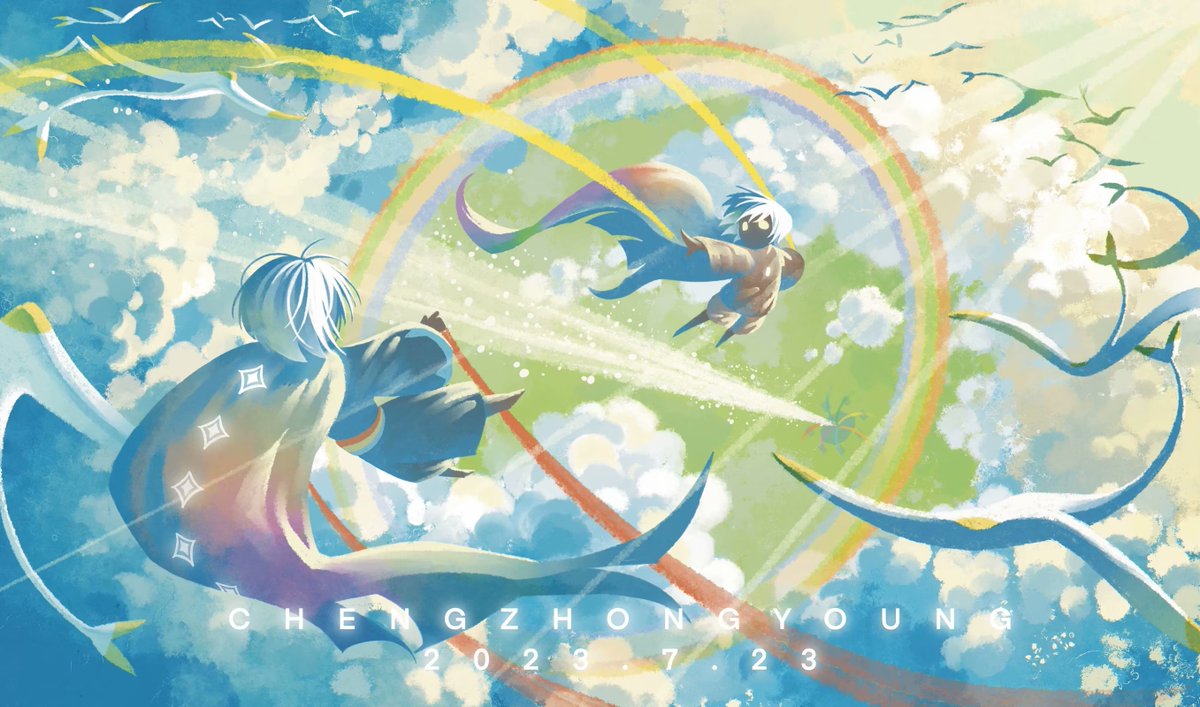 chengzhongyoung's tweet photo. 🌈
#thatskygame #Sky星を紡ぐ子どもたち #thatgamecompany #procreate https://t.co/3tEJkQvtGJ