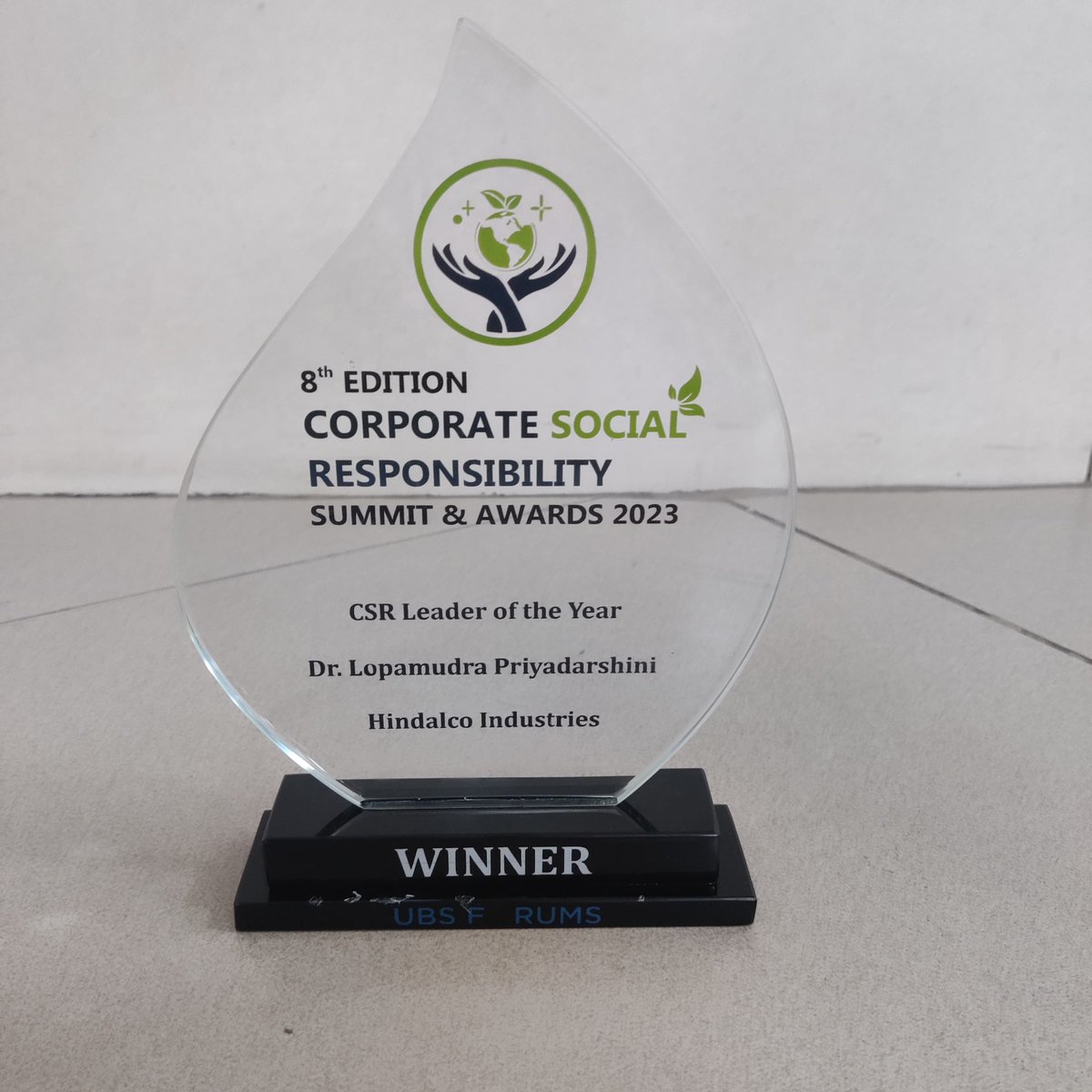 lopa3k's tweet photo. Honored and grateful to receive the "CSR Leader of The Year" award! π
This recognition fuels my commitment to making a positive impact through Corporate Social Responsibility initiatives.
Let's continue working together to create a better world for all.
#CSRAward #CSRLeader https://t.co/pFgHDzLbsl