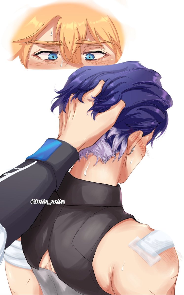 felis_seita's tweet photo. Happy Friday to me and my most favoritest Gepard x Sampo fic!!!👍Have a fanart of a scene in it that won't leave my mind🤡👇

Link to fic in reply bcs I love it so much⬇️

#gepo #ジェパサン https://t.co/P0WQ5AgyIF