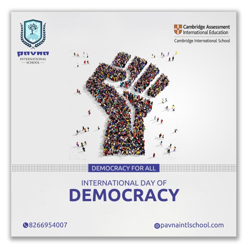pisaligarh's tweet photo. 🌍 On International Day of Democracy, let's celebrate the power of the people, the strength of free voices, and the spirit of unity. Every vote, every voice, matters. Let's protect, preserve, and prosper together. 🗳️ #DemocracyDay
For more info – 8266954001 https://t.co/4Ugqyi5EOO