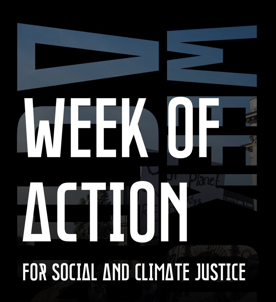 Över 100 organisationer, grupper och rörelser bjuder in till en aktionsvecka för social och klimaträttvisa mellan den 15 - 22 september. 
Läs mer: weekofaction.se