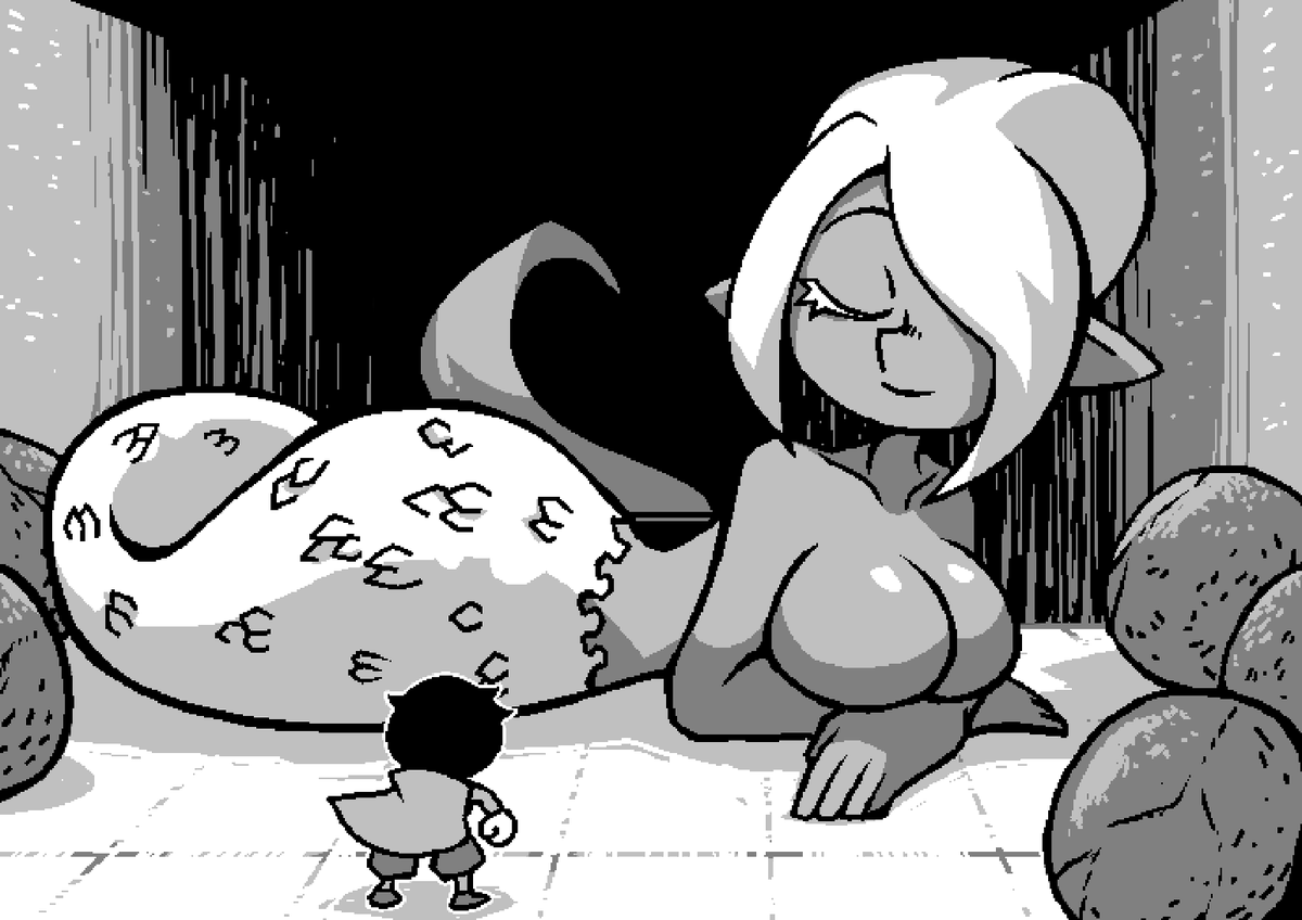 Snake lady! It's the snake lady from #VoidStranger!! 