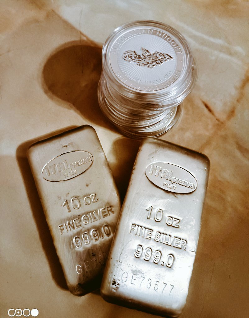 Silver is Cheap, anybody can afford 1oz of silver. 
Buy , stack, hold , repeat 🔁
Like , share, follow if u love Silver
Apes like shiny 🍌