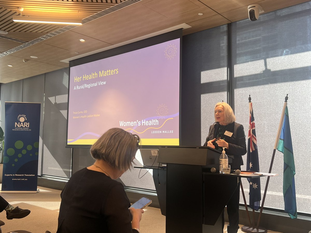 NAgeingRI's tweet photo. Chaired by @fbatchy, this session of #NARIAnnualSummit2023 focused on intersectionality and how social determinants can impact older women's health and wellbeing.
Featuring Tricia Currie from Women’s health Loddon Mallee, @BiancaBrijnath and Fiona York from @HAAGHomeAtLast https://t.co/JseF8mTUs8