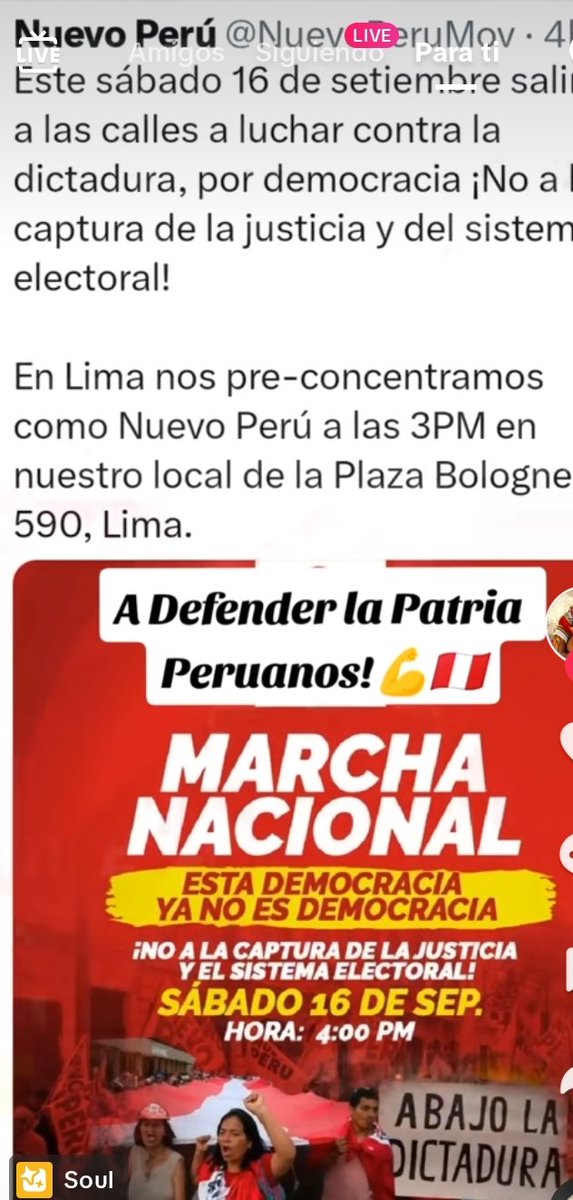 EVACH02's tweet image. #Marcho #16Set
POR LOS 70 MUERTOS !!
💪🏻🇵🇪💪🏻🇵🇪💪🏻🇵🇪