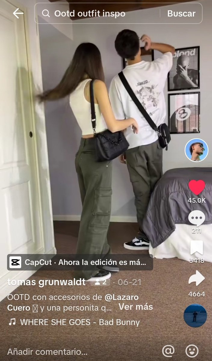 Que ganas de algo 
Como lo de ellos dos