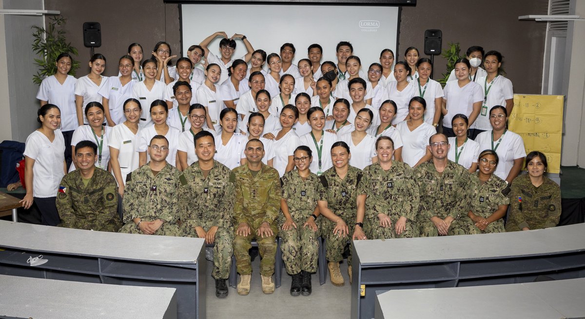 #YourADF is supporting the US-led #PacificPartnership2023, with specialist training, including medical, dental, nursing & environmental health support across 🇵🇭🇲🇾🇵🇬🇫🇯🇹🇴. It strengthens alliances & promotes multilateral disaster management resilience in the Indo-Pacific region.