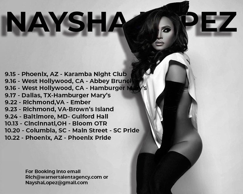 NayshaLopez's tweet image. Hope to see you at city near you ! #thebeauty #showgirl #bookedandblessed #dragqueen #gayboy #puertoricanbarbie