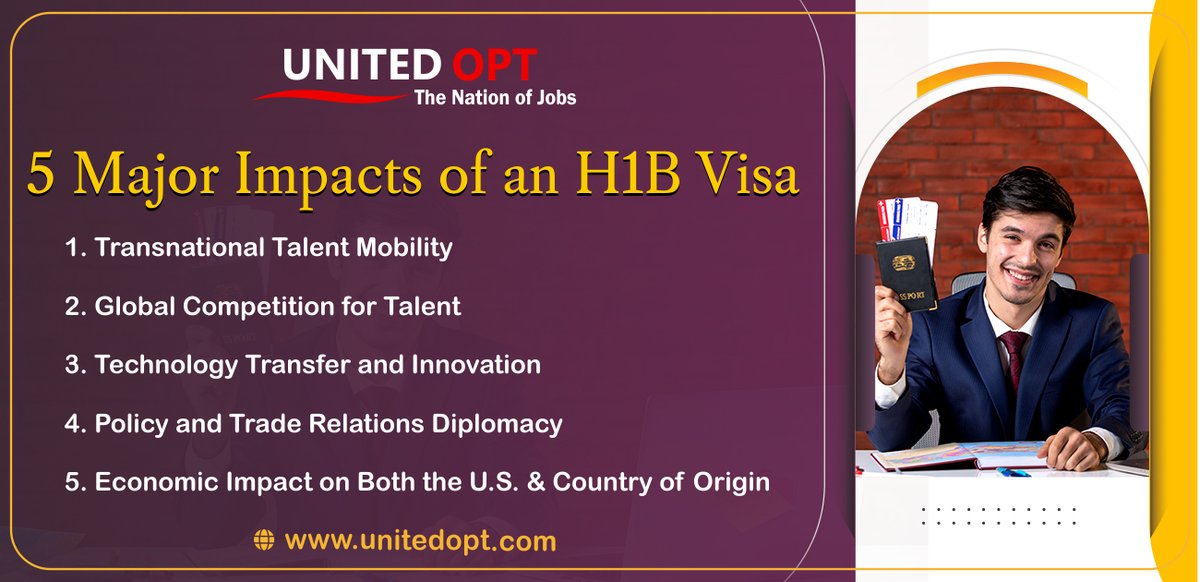 These effects of the H-1B visa collectively contribute to a more interconnected and innovative world where talent is more effectively harnessed, diversity is celebrated, and progress is accelerated. To gain more useful insights, follow us today!

#H1bVisa #h1bsponsorship