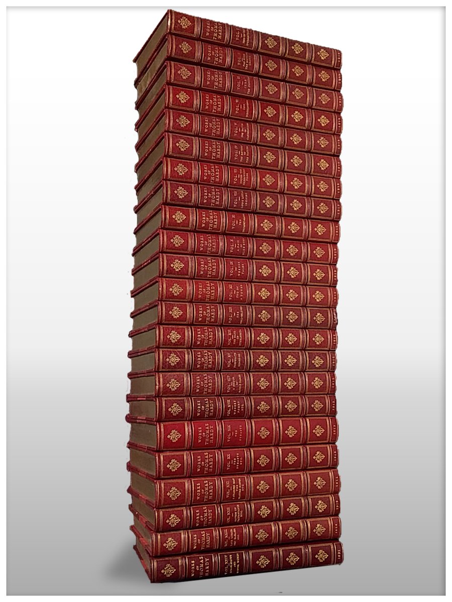 FinderRare's tweet photo. Explore the world of classic literature!  We've stumbled upon a rare find - 'The Works of Thomas Hardy in Prose and Verse' - a true gem for book enthusiasts.  

 ClassicLiterature #ThomasHardy #RareBooks #BookLovers https://t.co/AZyPSMDZ0N
