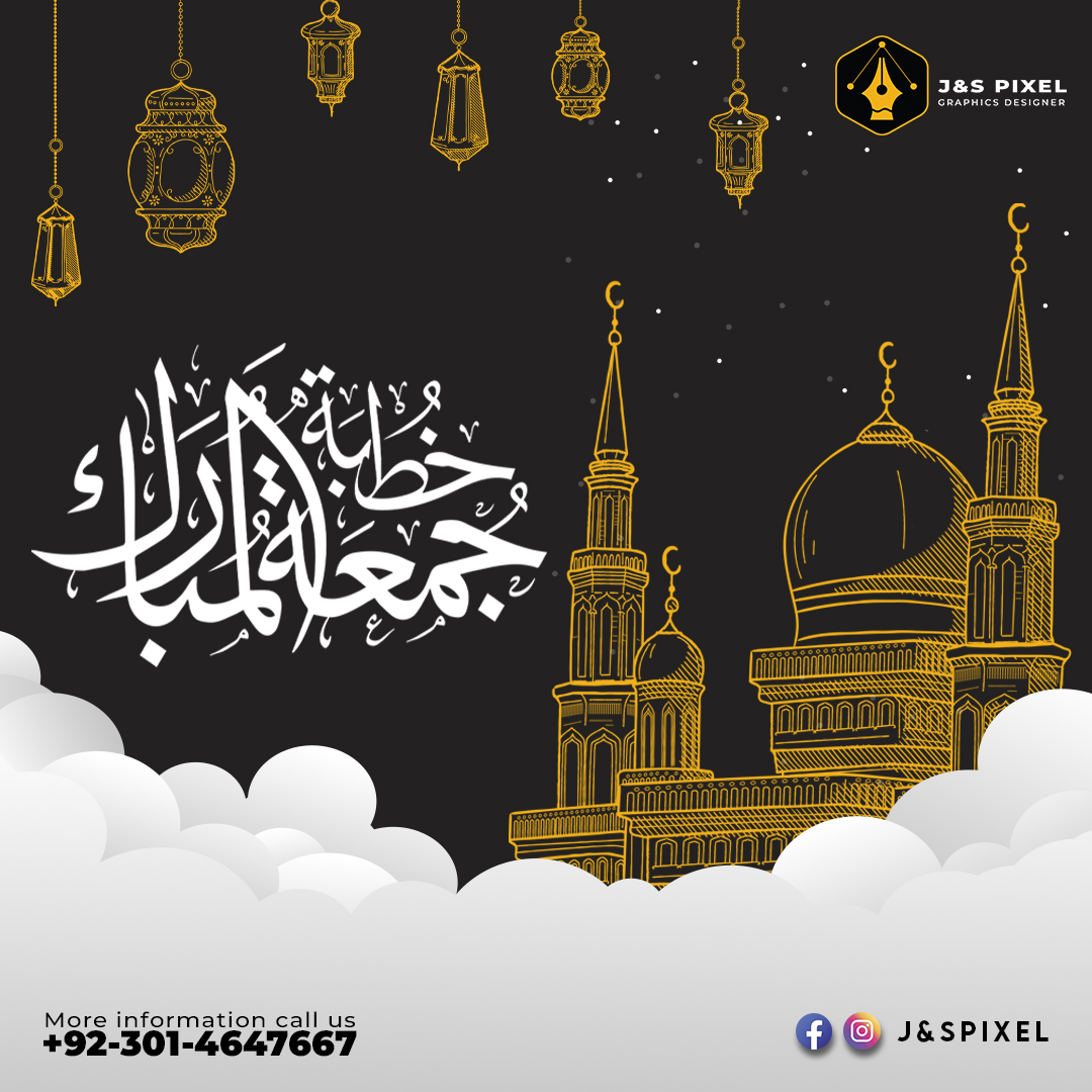 Jumma Mubarak Post Design ❤️‍🩹
My name is Mubashir Ali. I hope you are doing well.
I am graphic designer. 🎨🚀If you want to design your branding like,
 📌Social media designs
 📌Flyer/Boucher/ Banner
 📌Carousels

 #JummaMubarak #PostDesign #Like #NewDesign
