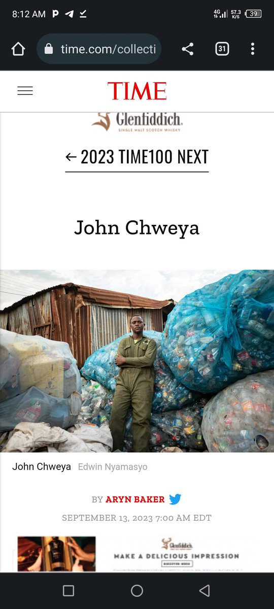 CEJADKenya's tweet photo. Meet John Chweya,the leader of Kenya’s 36,000-strong Waste Pickers Association,  that @CEJADKenya
 helped in formalization &amp; self organizing getting recognized globally for fighting for their rights waste pickers are responsible for collecting 60% of recycled plastic globally. https://t.co/F7zjliia2O