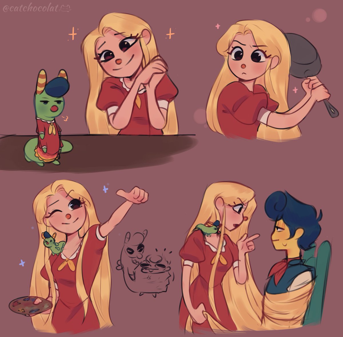catchocolat184's tweet photo. #WelcomeHome Au tangled 🫂✨️🤸🍎

#WelcomeHomeAU #WallyDarling https://t.co/vsEcpVhkYE
