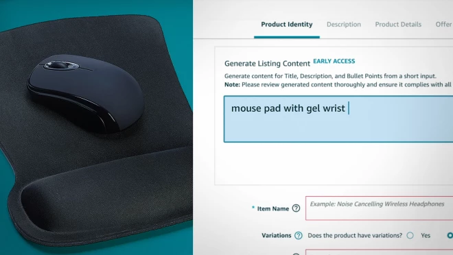 TechExploreX's tweet photo. Amazon launches generative AI to help sellers write product descriptions. #Amazon #GenerativeAI https://t.co/a2p7N4MaBY