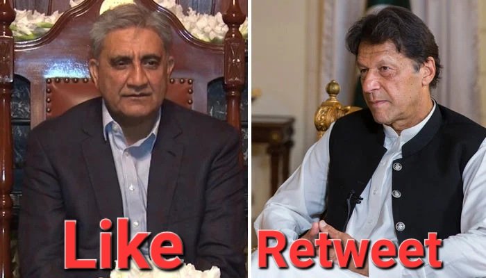 Rabbia223344's tweet photo. سب سے بڑی پولنگ 

پاکستانی قوم کس سے محبت کرتی ہیں ؟ 
محب وطن کون ہے اور غدار کون ہے ؟؟؟ 

امت مسلمہ لیڈر عمران خان ۔Retweet 

جنرل باجوہ ۔Like https://t.co/ha9xbVjOYt