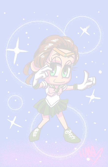 The Halloween month phone Wallpapers are here!   For Oct 1st we have @Goddess_alix_  as Sailor Jupiter