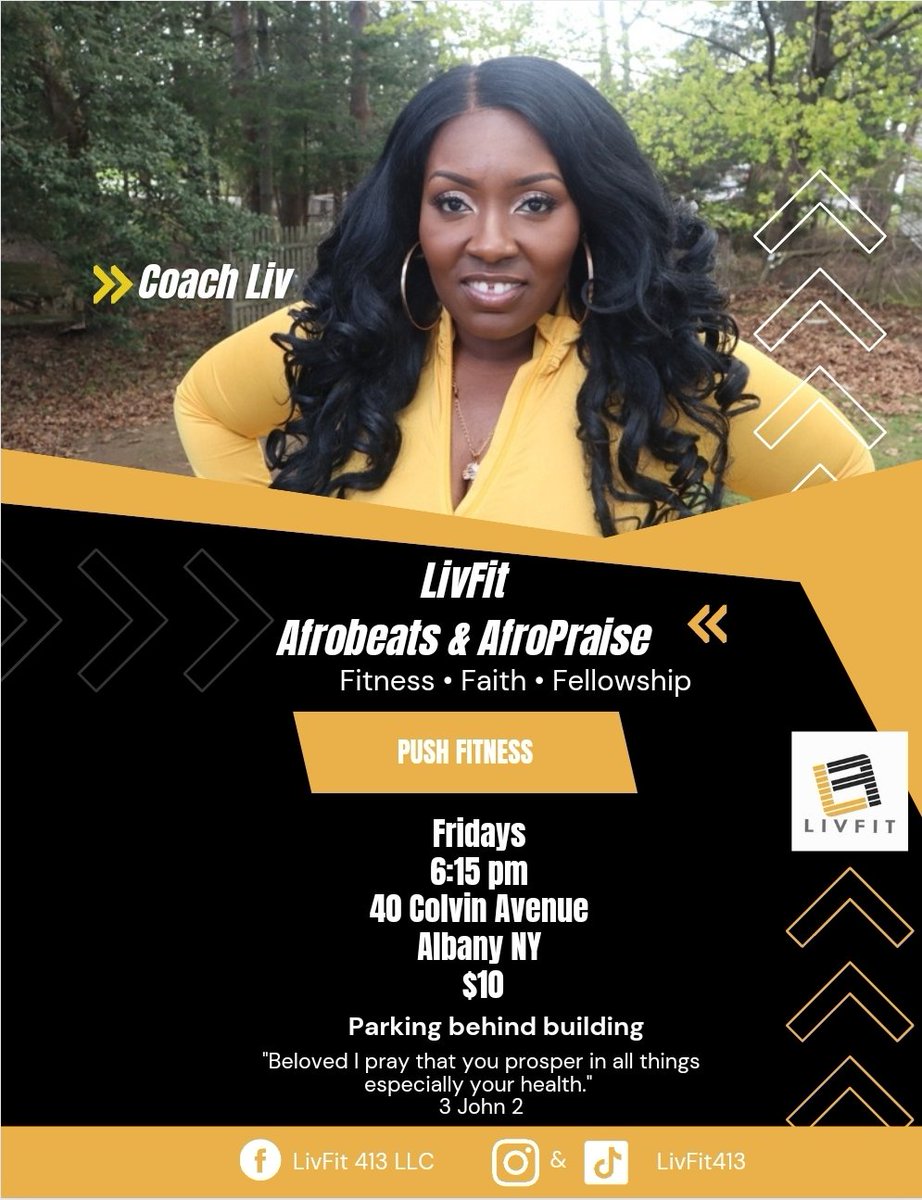 TGIF
For info contact <a href="/LivFit413/">LivFit 413 LLC</a> on on social media platforms #LivFit413