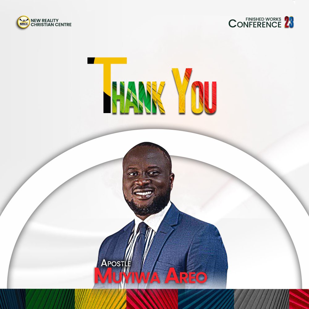 Thank you Apostle Muyiwa Areo for blessing us with the ministry of God’s word. We’re grateful sir.

#FWC23 #Transformation