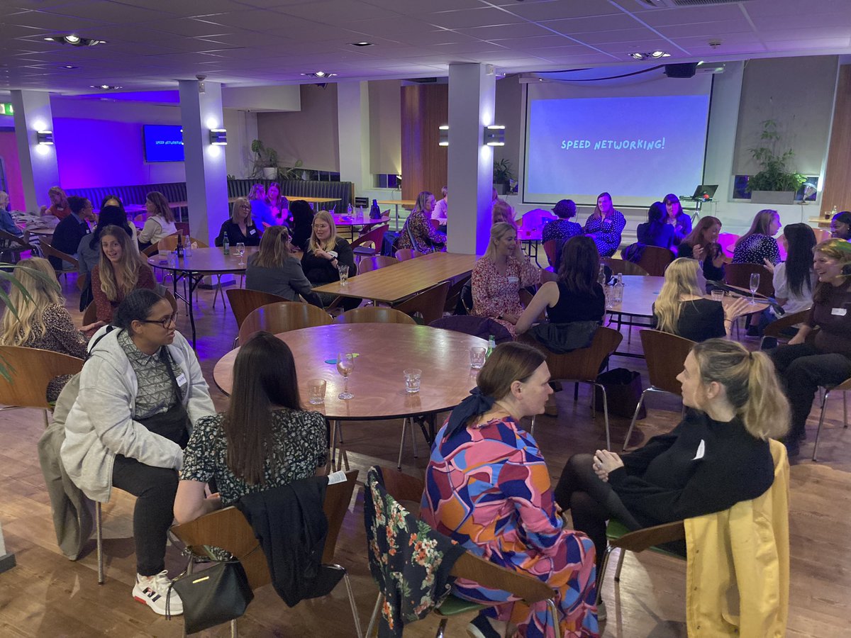 What a great night at our second @NottinghamWMN event! There was a real buzz in the room as we got to know each other over speed networking and we heard from two amazing speakers about their own journeys building confidence! Thanks to everyone who came 💜