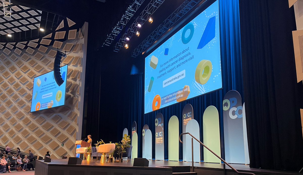 CancerAustralia's tweet image. Prof Dorothy Keefe presents ‘Palliative care: a vital component of the Australian Cancer Plan’ at #OPCC today. @CEOCancerAus