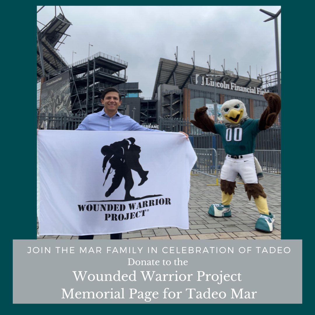 ManuelxMar's tweet photo. Welcome to our memorial page for @TadeoMar, on this 5yr anniv of his passing in partnership w @wwp. Your memorial gift will support life-changing programs for America’s injured vets. Thx 4UR support, Manny @alan_mar_

https://t.co/W3DtMSTsjR https://t.co/i1h2hNC0FI