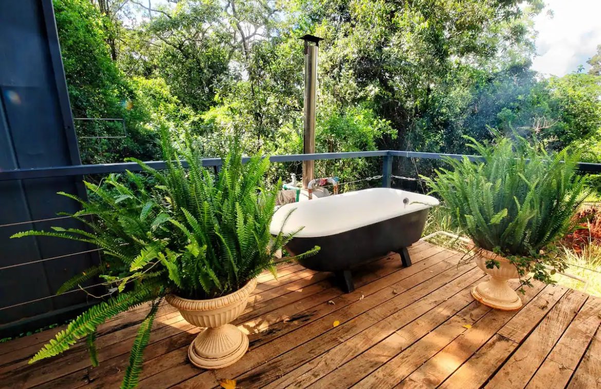 UnchartedKenya's tweet photo. Contemporary Container Tiny-Home in Nairobi. A romantic one bedroom hide-away spot in the heart of Karen. Experience a tropical forest vibe with its outdoor bathtub, lounge area and complete privacy.

Rate: 12k https://t.co/s4RKFxhHBT