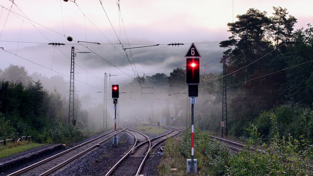 Guten Morgen aus dem wolkenverhangenen Spessart 🌥️