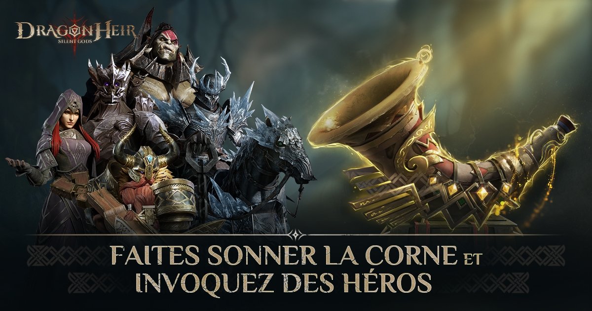 KroogGaming's tweet photo. Participez à l'événement d'invocations de prélancement dans Dragonheir: Silent Gods ! Copiez le code d'invitationZ278AUFG et lancez le jeu via ce lien pour une chance d'obtenir le héros légendaire :https://t.co/4fhbB0GQn8 gratuitement ! https://t.co/k2CdtkahPt