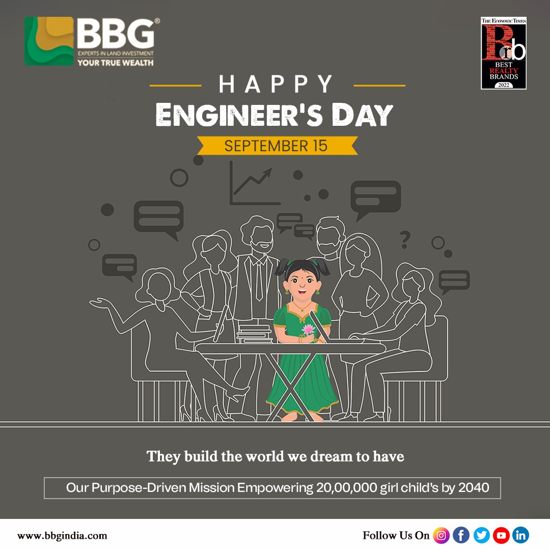 bbgindia's tweet photo. ๐ทโโ๏ธ Happy Engineer's Day! ๐ทโโ๏ธ
From designing bridges to coding algorithms, engineers shape the world we live in. ๐ Let's celebrate their innovation, dedication, and problem-solving skills. ๐ก
#EngineersDay #EngineeringExcellence #InnovationNation #ProblemSolvers #TechMasters https://t.co/m2zrUcIzag