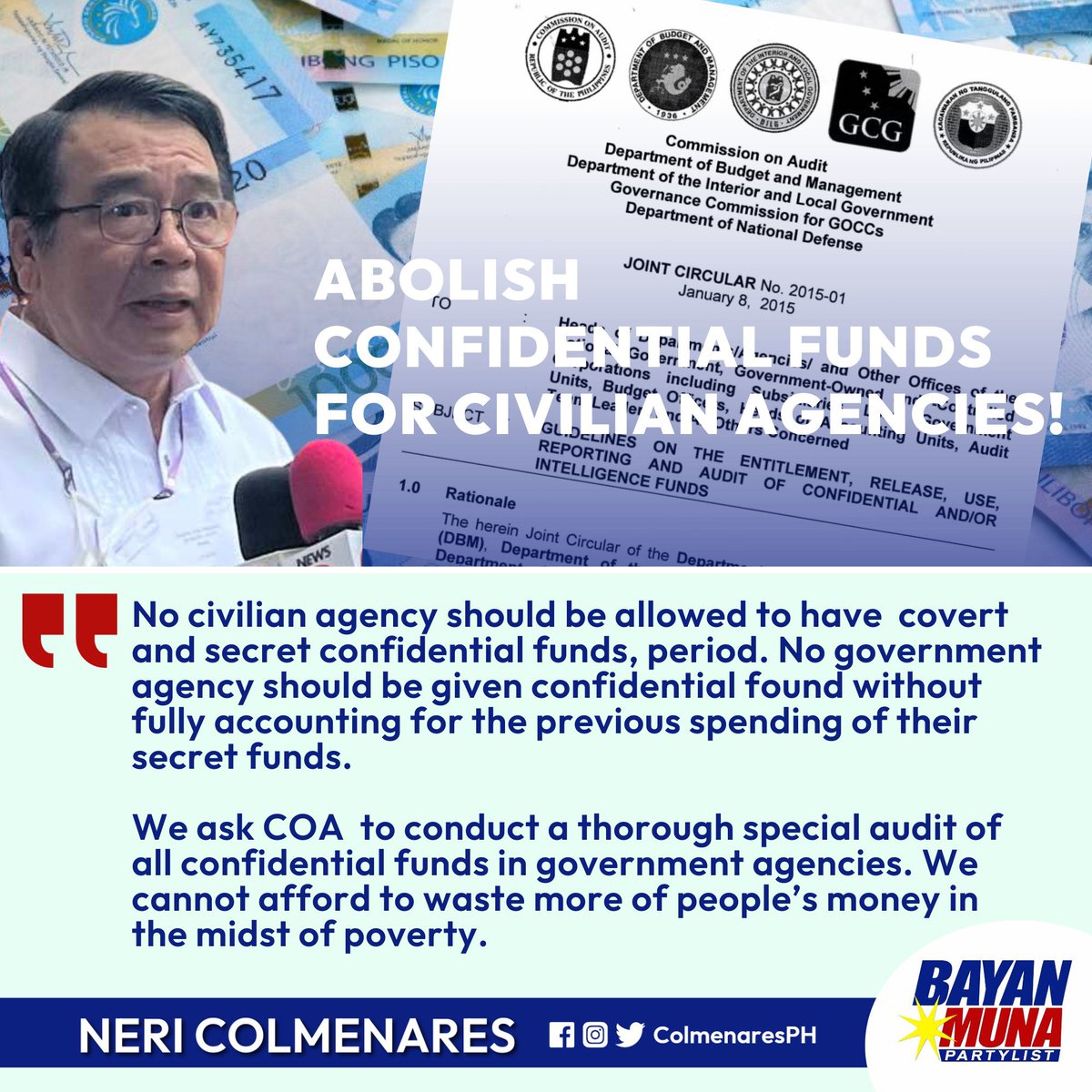 nabunturanguy's tweet photo. Civilian agencies like the DepEd &amp; OVP should be stripped of the CIF. https://t.co/TqSN61PxQh