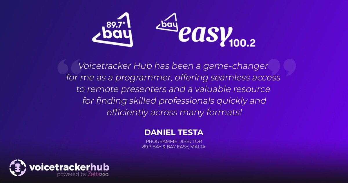 Voicetracker Hub 🎧 tweet media