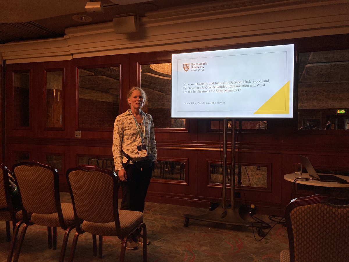 <a href="/LindaAllin1/">Linda Allin</a> presented on How are Diversity and Inclusion Defined, Understood, and Practiced in a UK-Wide Outdoor Organisation and What are the Implications for Sport Managers?