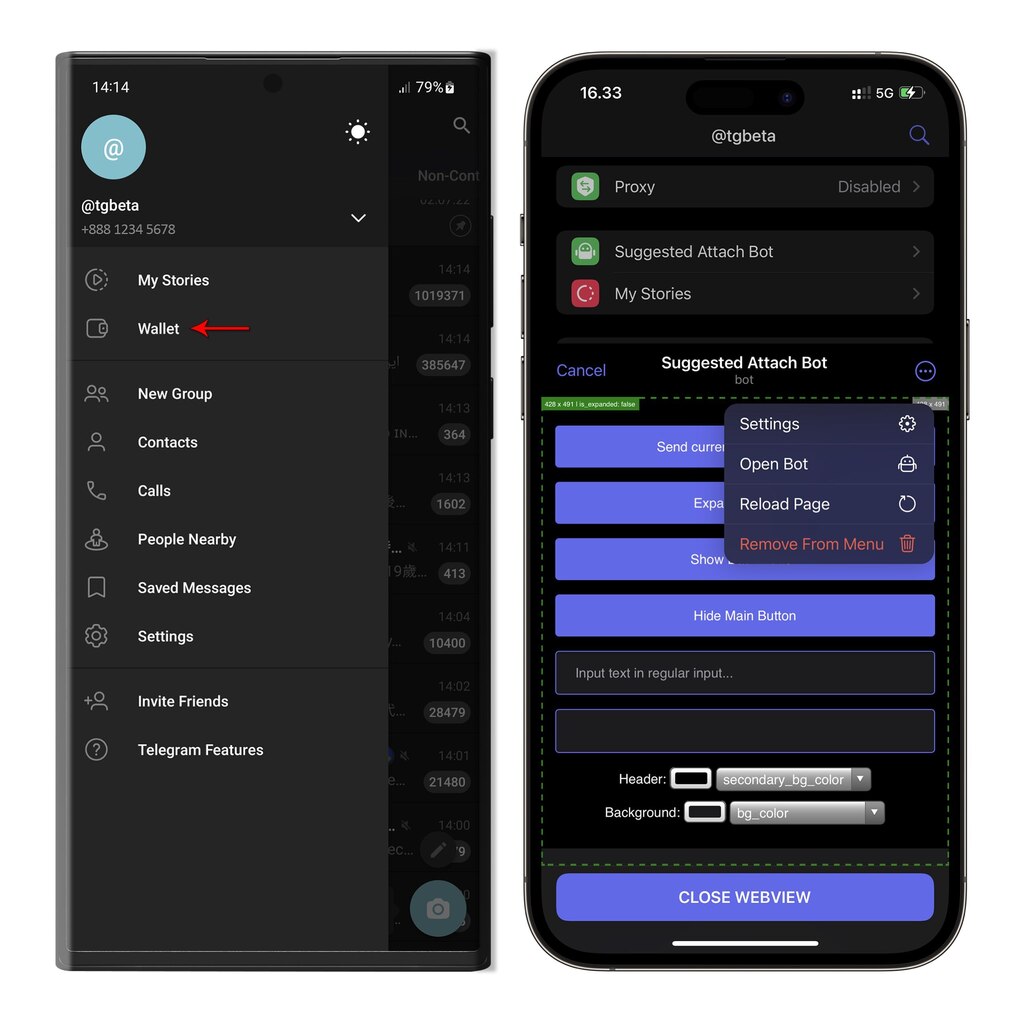 Telegram Beta News tweet media