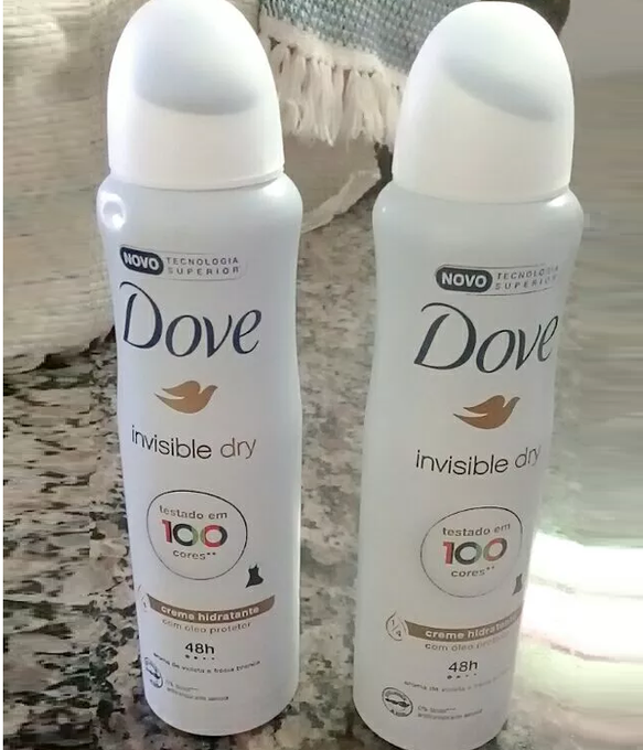 Desodorante Antitranspirante Aerosol Dove Invisible Dry 150ml, Branco