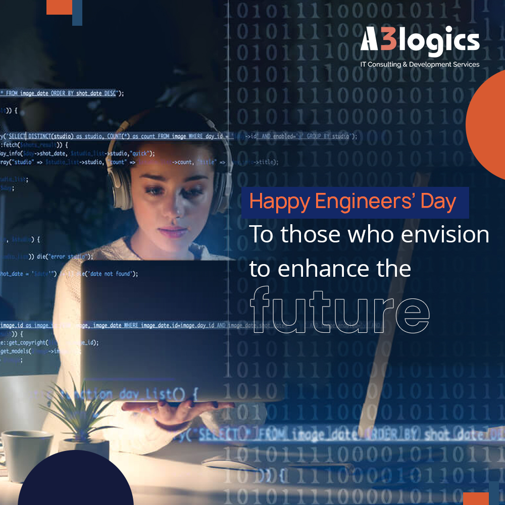 On this National Engineer's Day, we acknowledge the visionary minds propelling progress. We take immense pride in our brilliant engineers who constantly redefine possibilities.

#NationalEngineersDay #InnovationUnleashed #EngineeringExcellence #A3logics #TechAdvancements