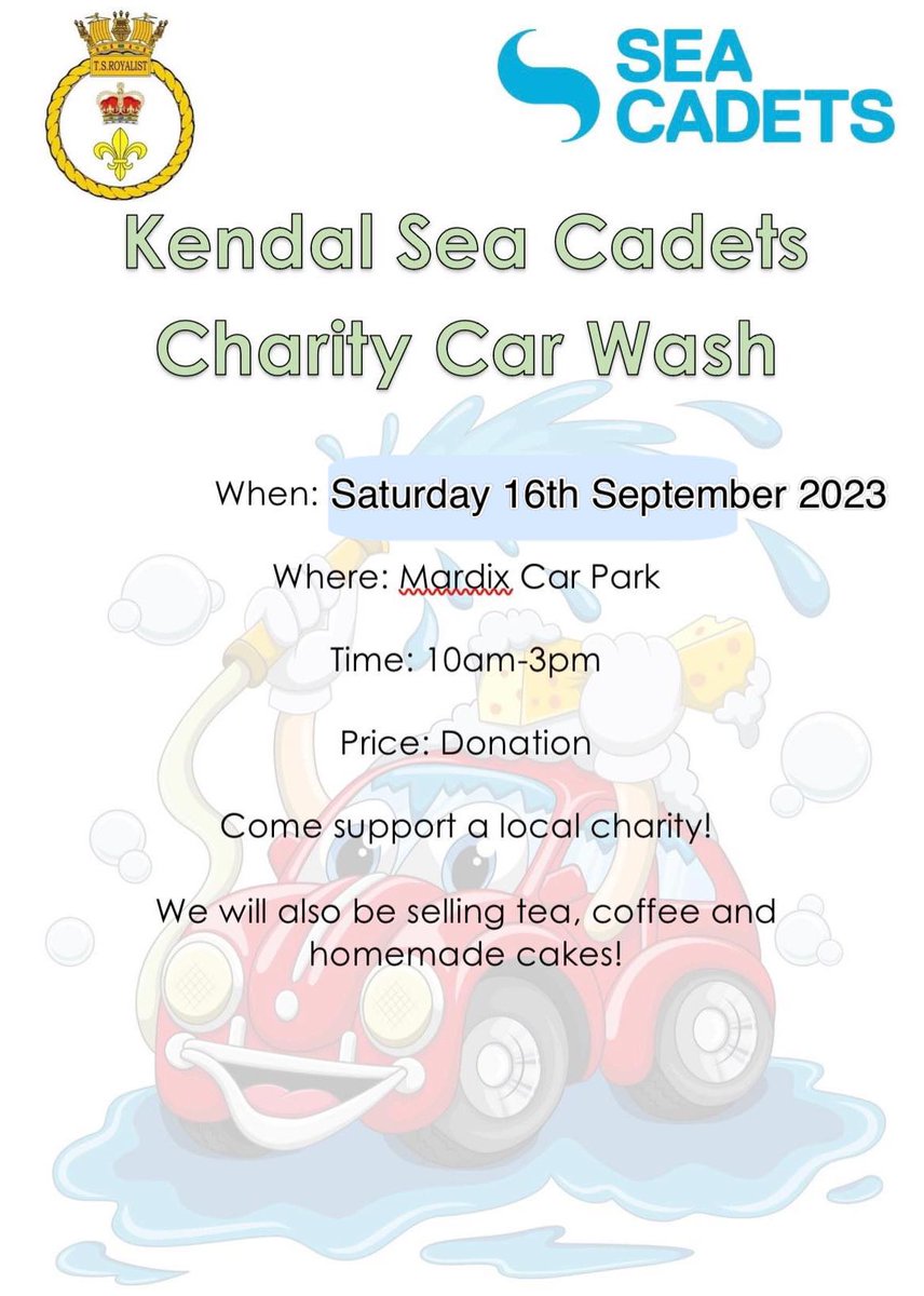 #carwash #KendalRoyalist #seacadets