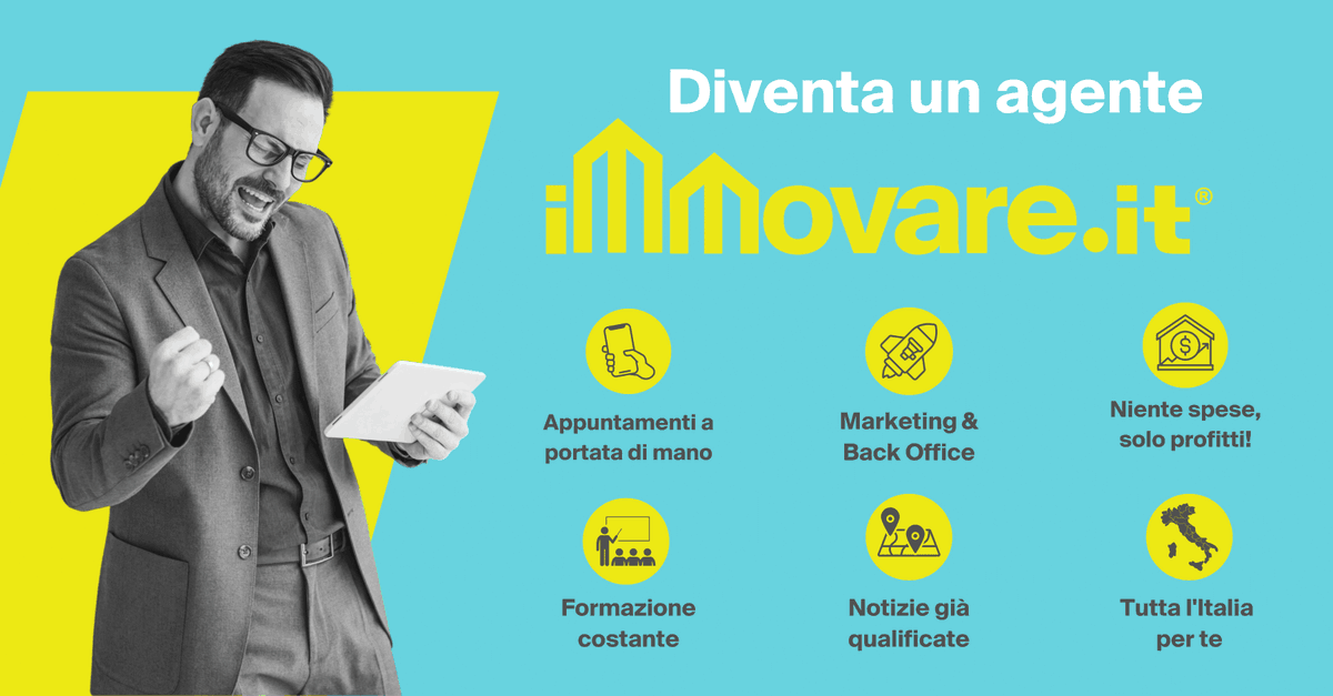 Su Milano, Immovare.it, l’agenzia immobiliare online che vende casa con servizio in abbonamento è alla ricerca di agenti immobiliare che abbiamo voglia di lavorare in un ambiente giovanile, dinamico ed innovativo.

Clicca sul link e inviaci la tua candidatura!