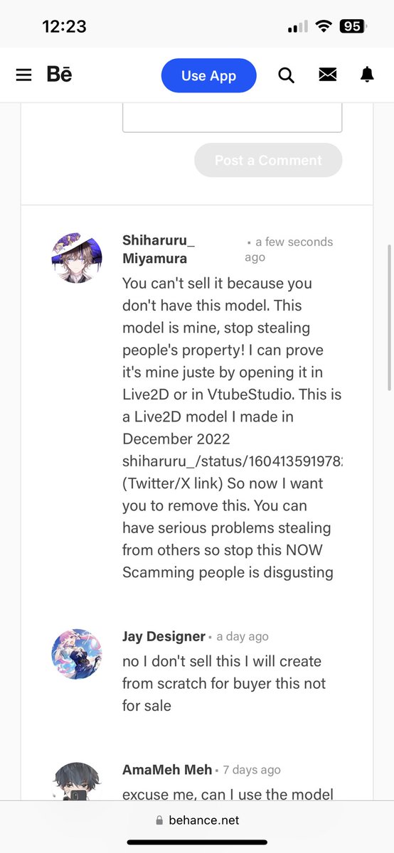Votre attention svp 🥺

La personne a supprimé tous les commentaires que vous aviez mis me creditant... J'avoue que je sais pas trop quoi faire maintenant.

Concernant le mail que j'avais eu, je peux fournir toutes les preuves que c'est du vol mais je dois donner mes informations