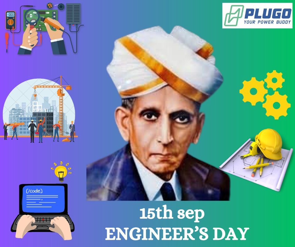 GoPlugo's tweet photo. "In the world of engineering, there's always a solution waiting to be discovered". To all the ENGINEERS Happy Engineer's Day.
.
.
.
.
#Plugo #goplugo #EngineersDay #engineer #ProudEngineer #wishes https://t.co/9qeDEETCFk
