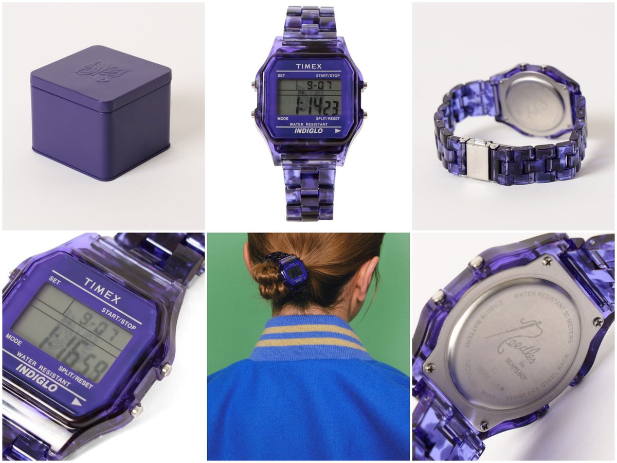 NEEDLES × TIMEX × BEAMS BOY / 別注 Classic Digital Purpleが9/29