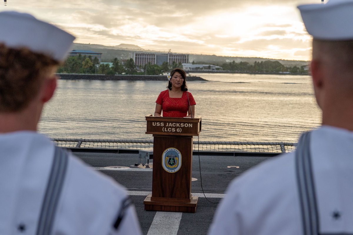 The USS Jackson was delighted to host a reception aboard this evening. We had the honor of hosting Honorable Members of Cabinet, Diplomatic Corps and our local friends and counterparts for Pacific Partnership 2023.

#PacificPartnership2023 #PP23

@samoagovt