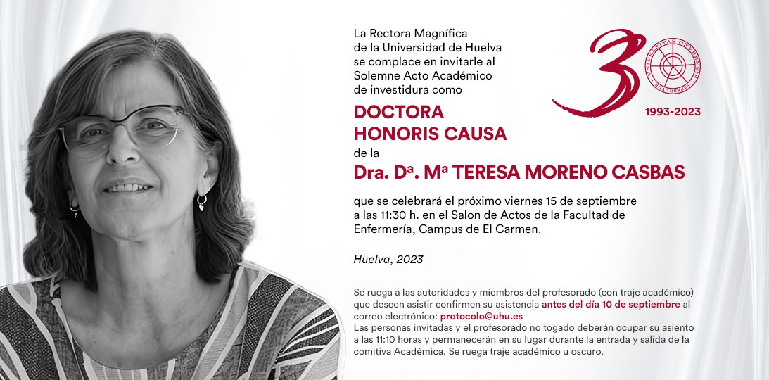 SaludISCIII's tweet photo. La directora de la Unidad de Investigación en Cuidados y Servicios de Salud @Investenisciii del #ISCIII, Mayte Moreno, ha sido investida hoy Doctora Honoris Causa por @UniHuelva en reconocimiento a su trayectoria y trabajo de referencia en investigación enfermera. ¡Enhorabuena! https://t.co/tYeVfwAc7t