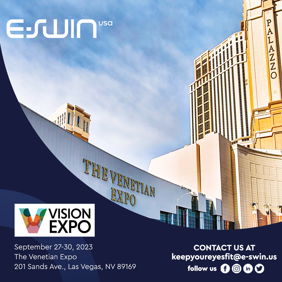 eswinusa's tweet photo. Join us at @VisionExpo! 🌟 Discover the future of eye care at @eswinusa Booth #F4078. 🙌
Let's shape the future of eye health together!
Make your eyes happy again!
#VisionExpo #ESwinUSA #E-Eye #tearcheck https://t.co/M2d5OvXfEN