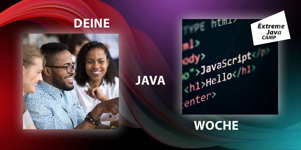 ExtremeJavaCamp's tweet image. In diesen Camp wirst du innerhalb kürzester Zeit deine Kenntnisse rund um Java erweitern✨Such dir dein passendes #Java Camp für deinen Wissensstand 💻🤓
#JavaScript #Workshop #Programmieren #ExtremeJavaCamp