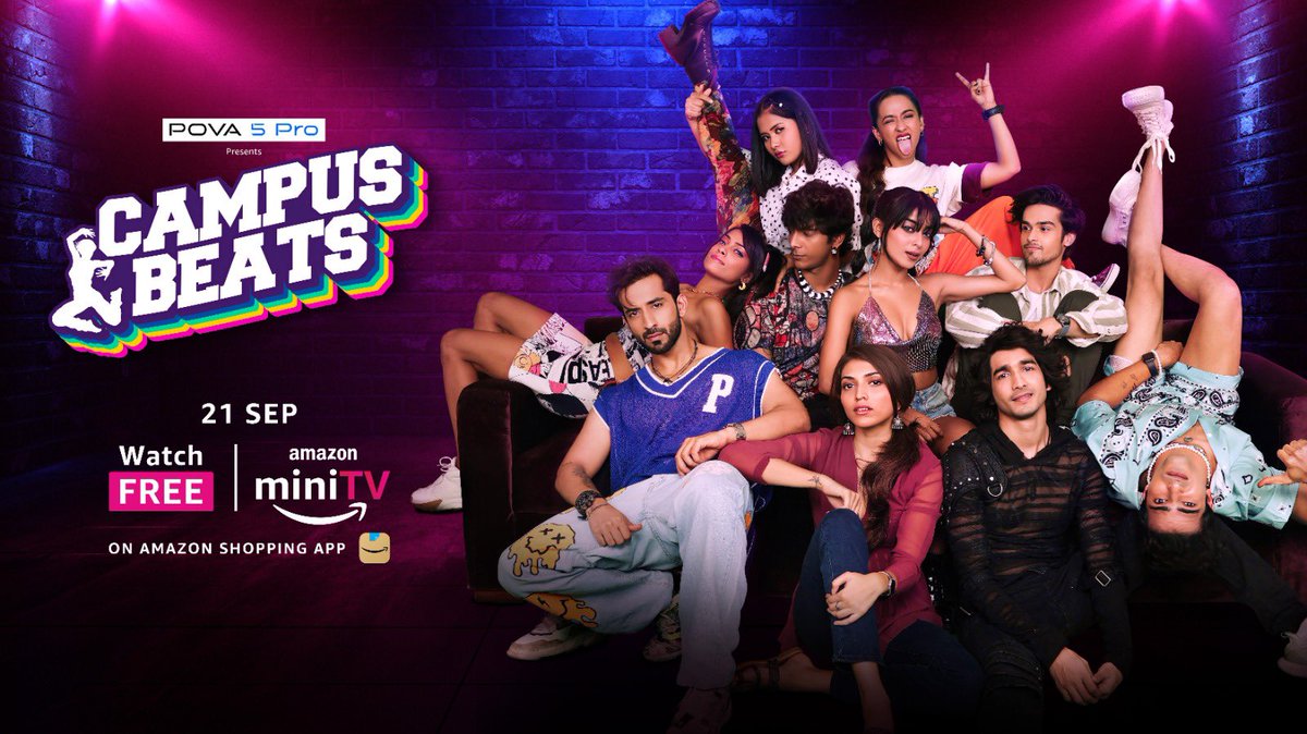 Amazon miniTV gears up for a teen drama laced with dance, rivalry, love and a lot more as it takes you down the college lanes with CAMPUS BEATS #CampusBeatsOnAmazonminiTV #CampusBeats #AmazonminiTV