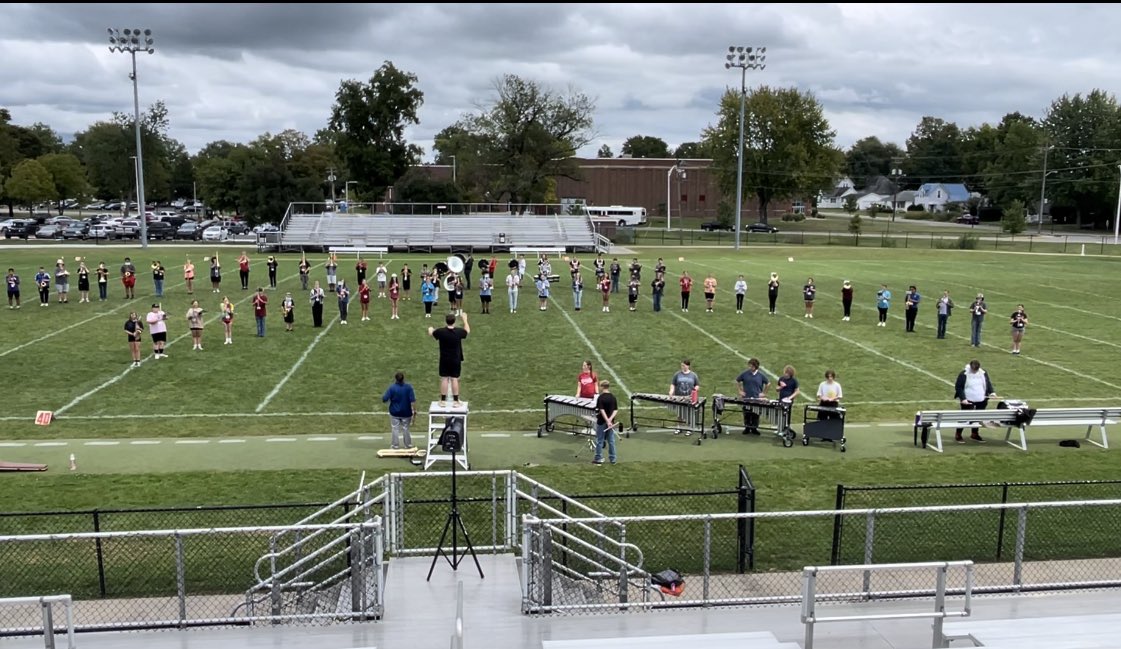 Today is Game Day for the Roarin’ Regiment!  First home football game, band booster tenderloin dinner, and homecoming.  Time to let this pride roar.