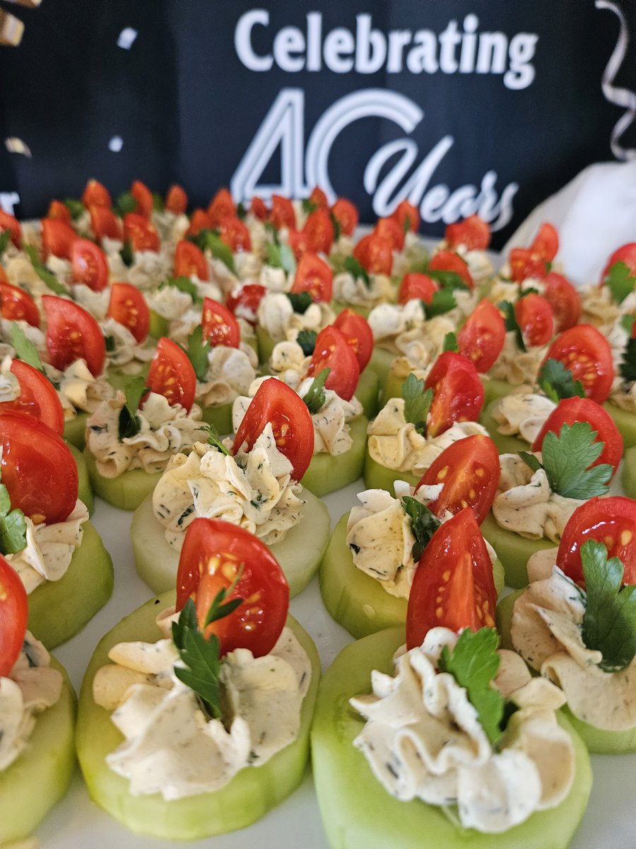 coach_jacobson's tweet photo. Some of the Culinary 2 class students were honored to be a part of the Sharing Center's 40th Anniversary Celebration! Some of the students in the class made 250 Cucumber Tomato Bites with Creamy Herb Cheese. @wilmotuhs @SharingCenter83 #inspiredbywilmot #cucumberbites https://t.co/AwIjp6v5oQ