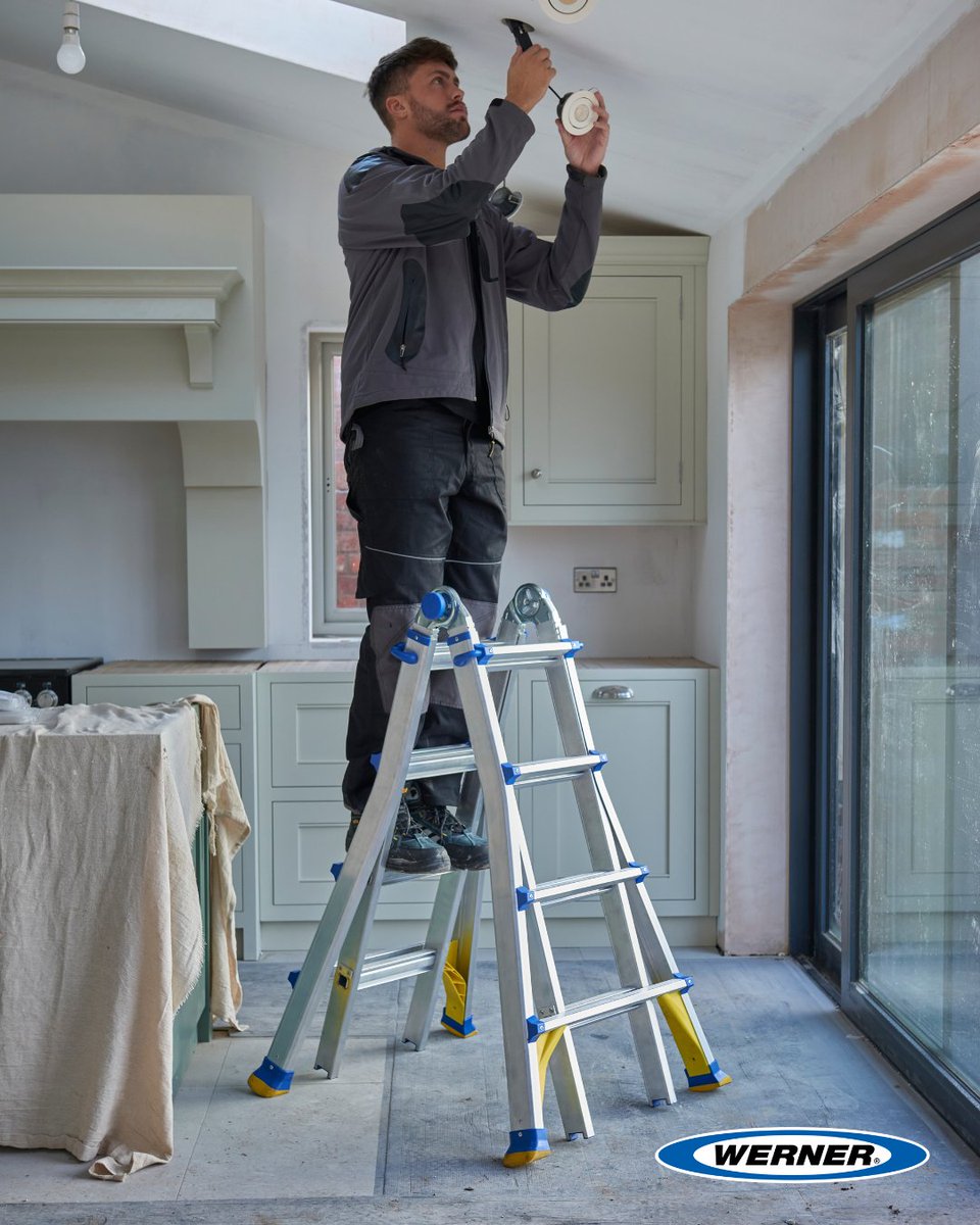 WernerLadderUK's tweet photo. Maximise your productivity with the compact and efficient #Werner MT- Series. Designed for adaptability and durability, this ladder is your go-to solution for all your professional needs. #WernerCombinationLadder #EnhanceYourEfficiency #mtseries https://t.co/Zodzyiiiro https://t.co/lfpVF5KAgZ